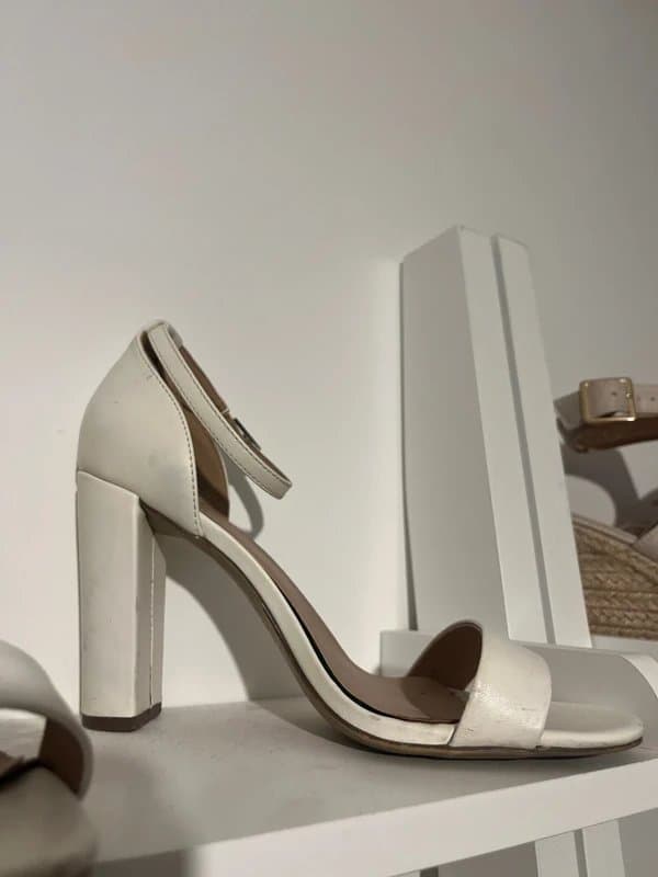 New Look White heels