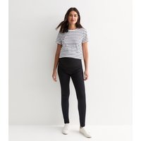 New Look Women's Maternity Black Lift & Shape Over Bump Emilee Jeggings New Look - 1