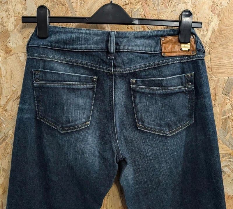 Diesel Diesel Ronhar Bootcut Jeans W28 L32 Low Rise Navy Blue Stretch Denim Vintage Y2K