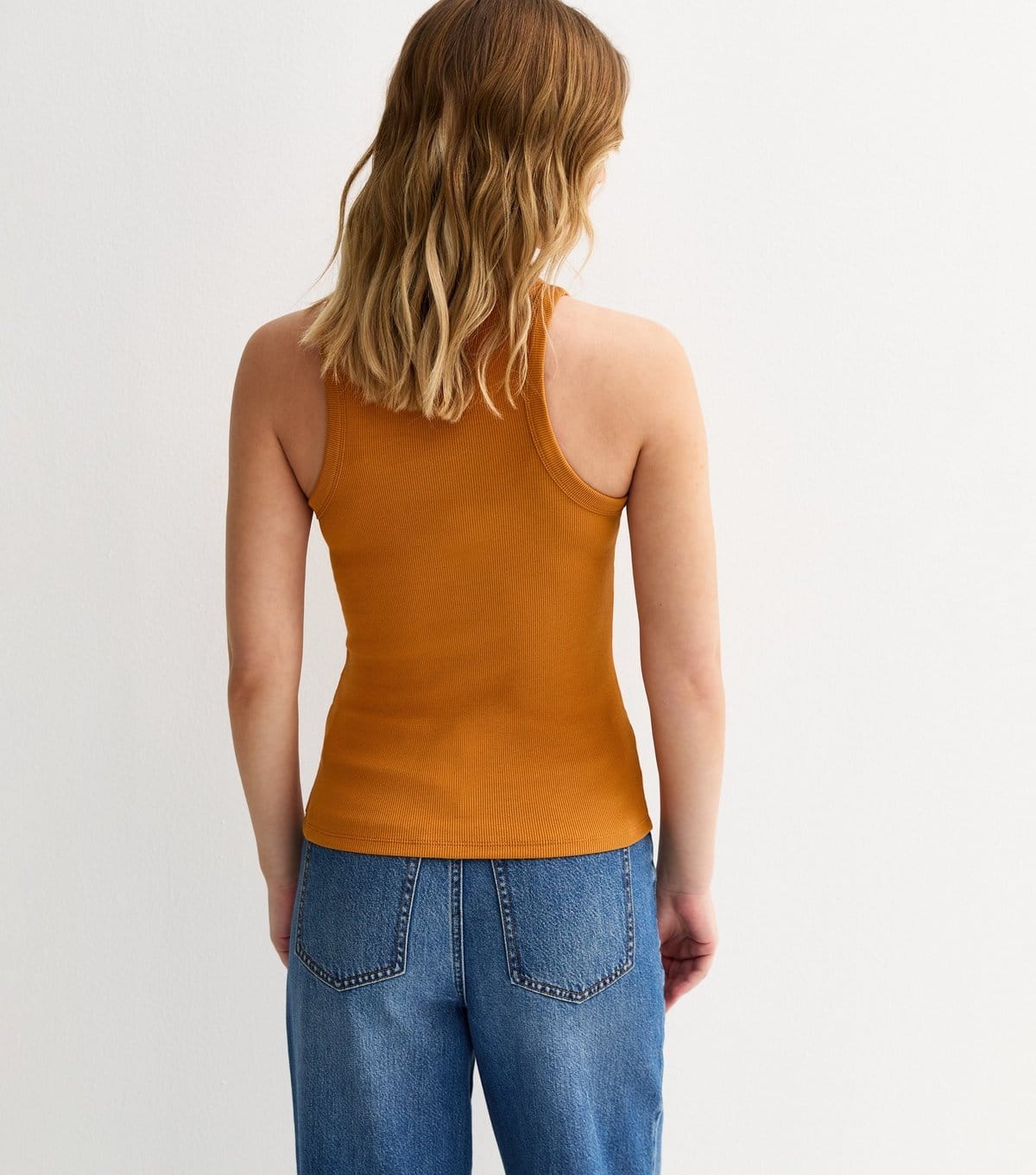 New Look Women's Burnt Orange Racer Back Vest Top New Look - 4