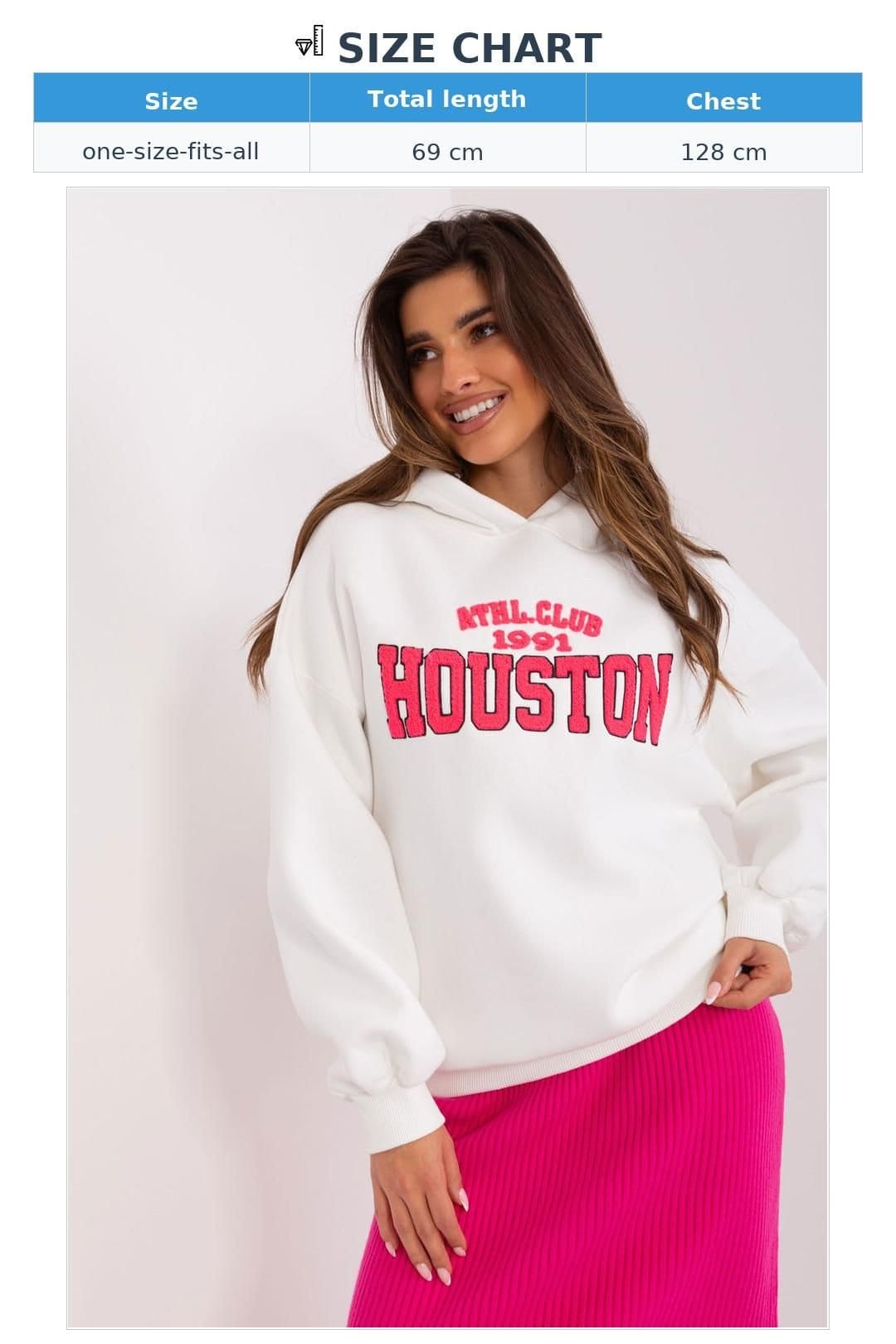 Love Lace Love Lace Women's Bold Pattern Pullover Hoodie Sweatshirt in White - 4
