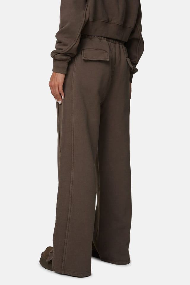 Good For Nothing Good For Nothing Women's Baggy Split Hem Jogger in Brown - 2