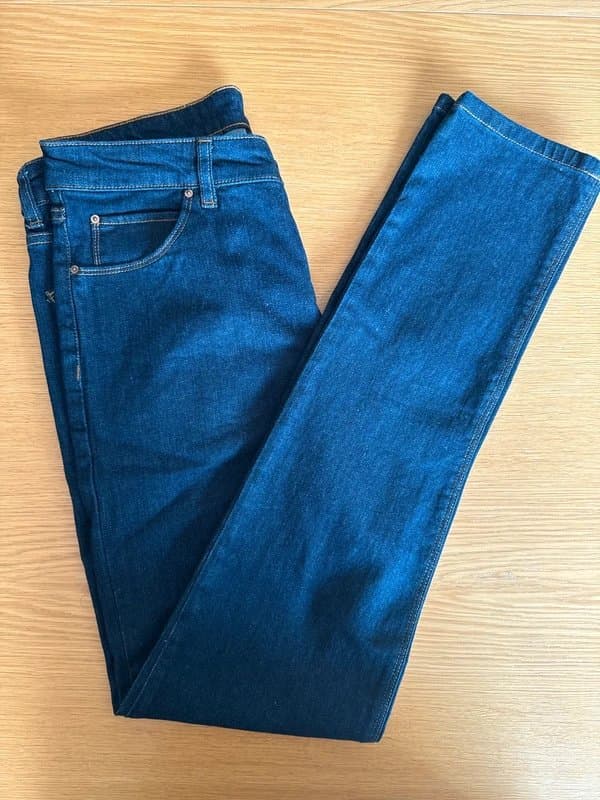 ASOS ASOS Mens Dark Blue Indigo Stretch Denim Jeans Waist 32R Regular Fit Denim