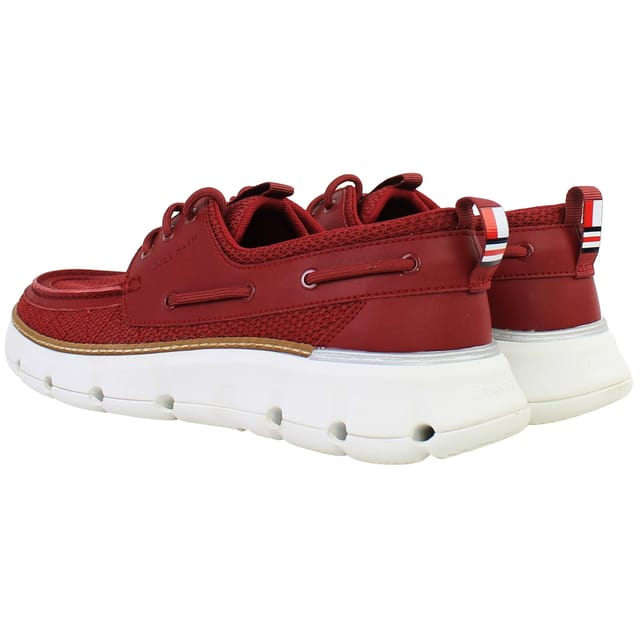 Cole Haan Cole Haan Men's ZERØGRAND Regatta Red Boat Shoes - 3
