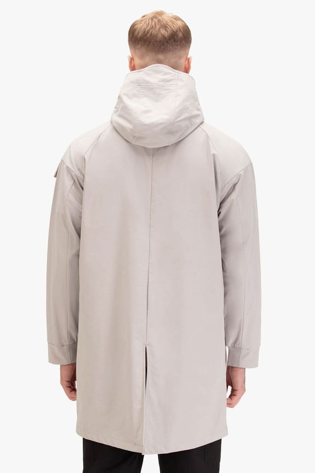 Luke 1977 Luke 1977 Men's Champorcher Longline Jacket in Light Grey - 2