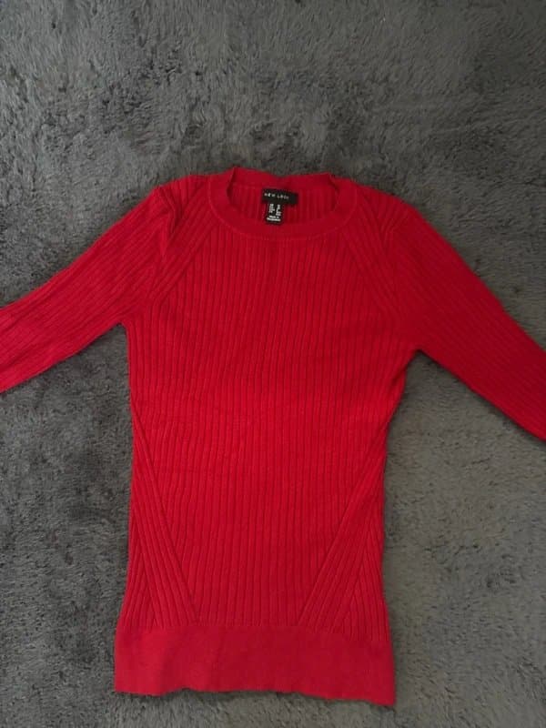 New Look red long sleeve top from new look
