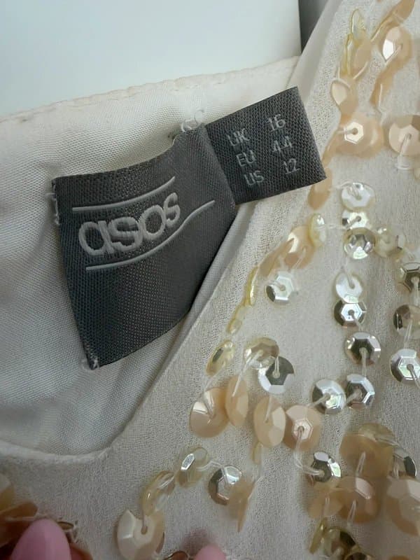 ASOS ASOS Sequin Embellished Midi Dress 16
