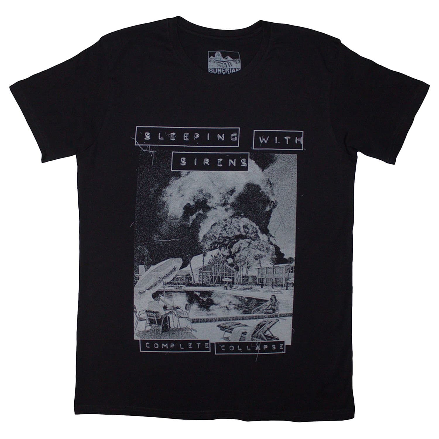 Sleeping with Sirens Sleeping with Sirens Men's Complete Collapse T-Shirt in Black