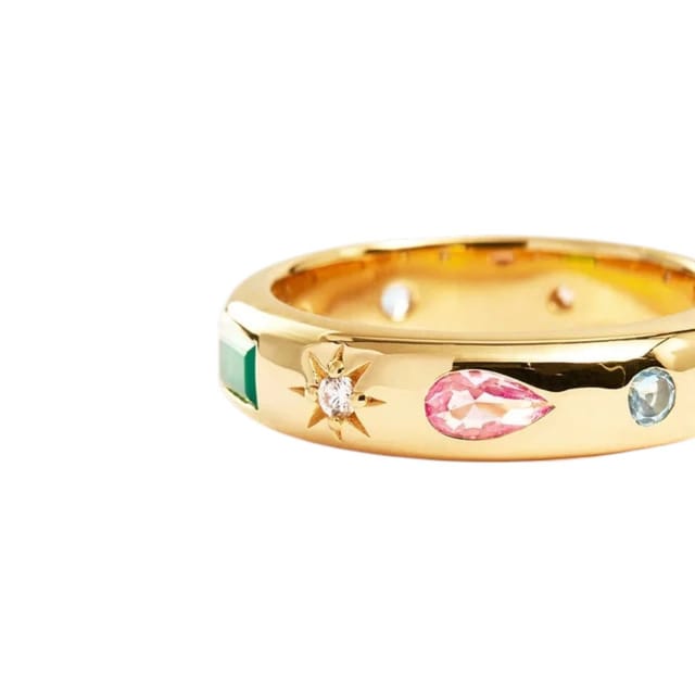Gold Trip Gold Trip Women's Rainbow Ring in Gold - 2