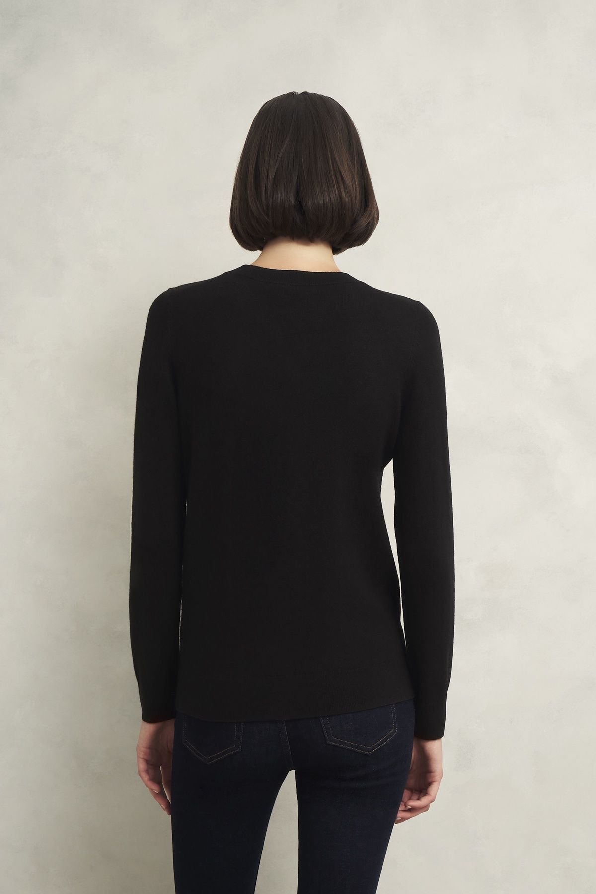 Hobbs London Hobbs London Women's Samira Star Jumper in Black - 4