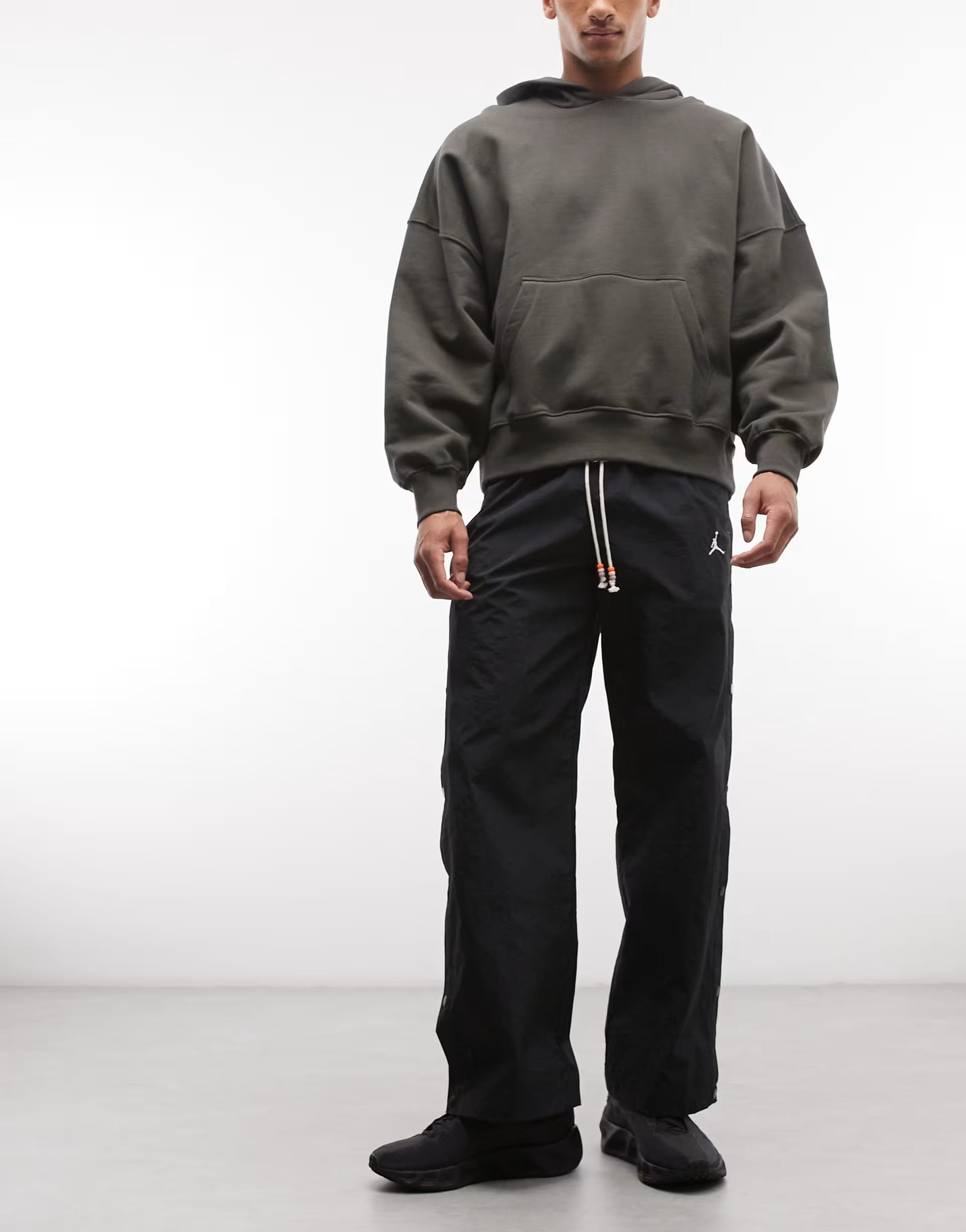 ASOS Jordan Brooklyn Woven Black Trousers