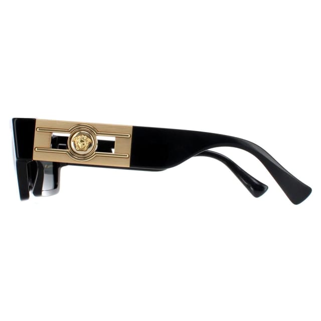 Versace Versace Men's Rectangle Black Dark Grey VE4459 - 3