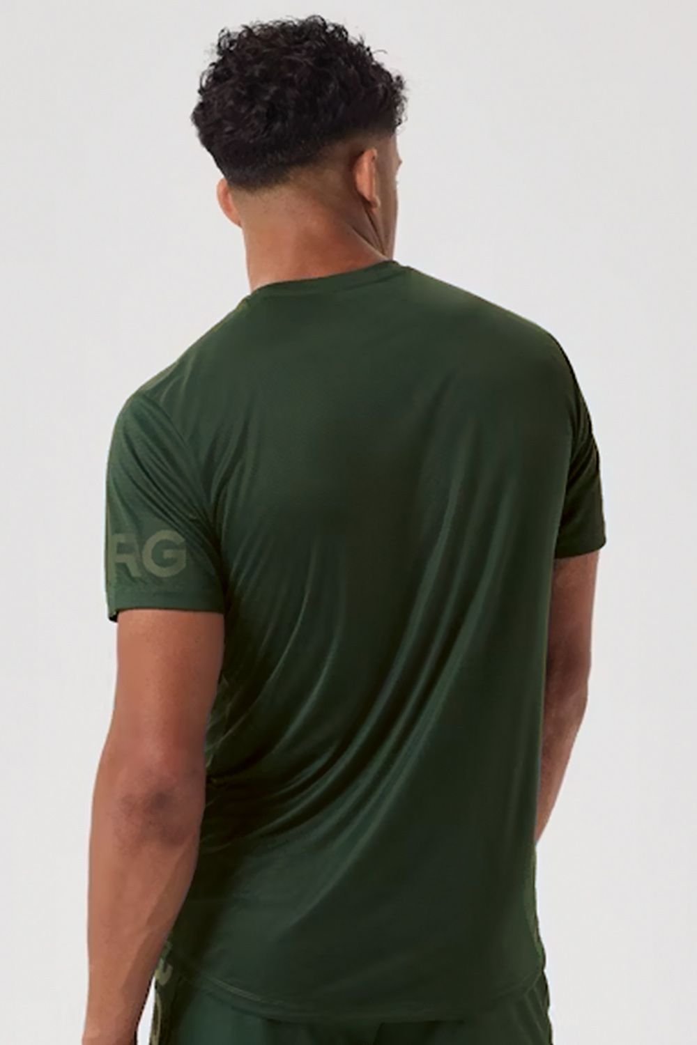 Bjorn Borg Bjorn Borg Men's Light Breathable Sport Athletic T-Shirt in Green - 4