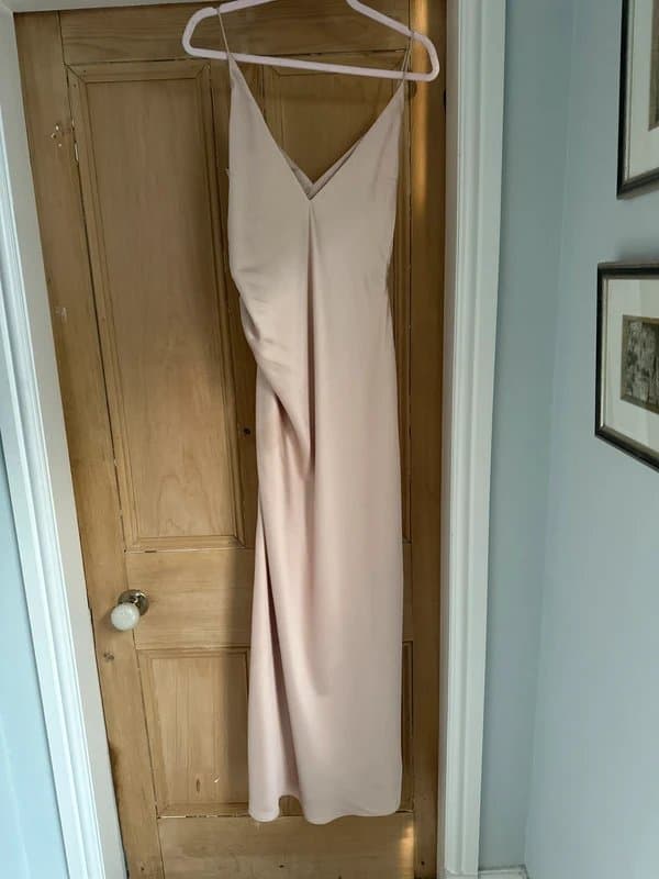 ASOS ASOS Edition Blush Satin Dress