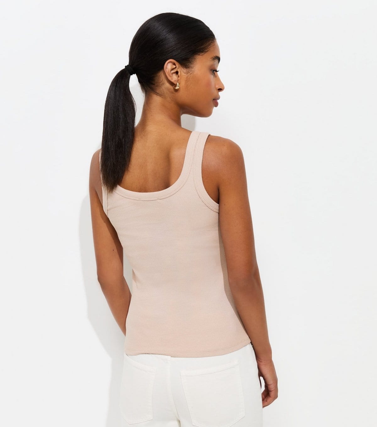 New Look Women's Mink Cotton Rich Scoop Neck Vest Top New Look - 4