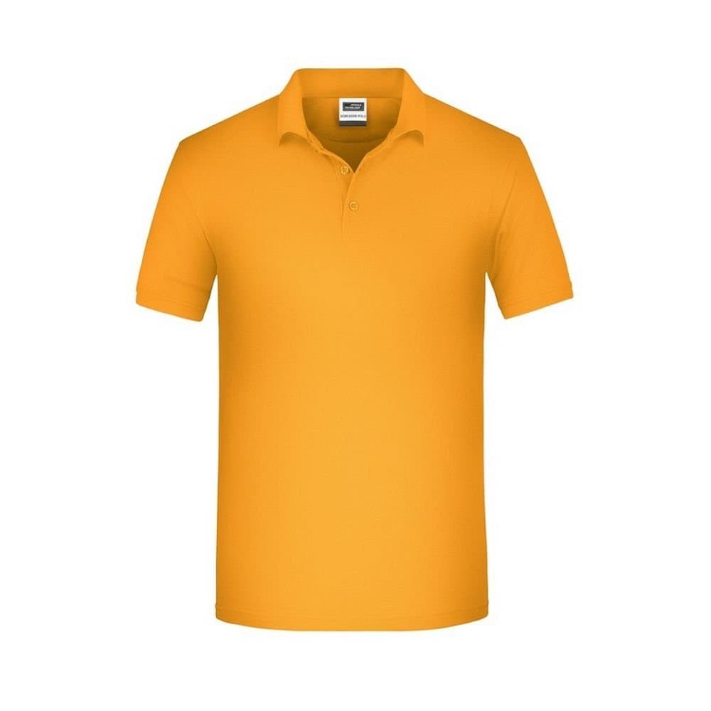 James and Nicholson James and Nicholson Men's Bio Workwear Polo Shirt in Mustard