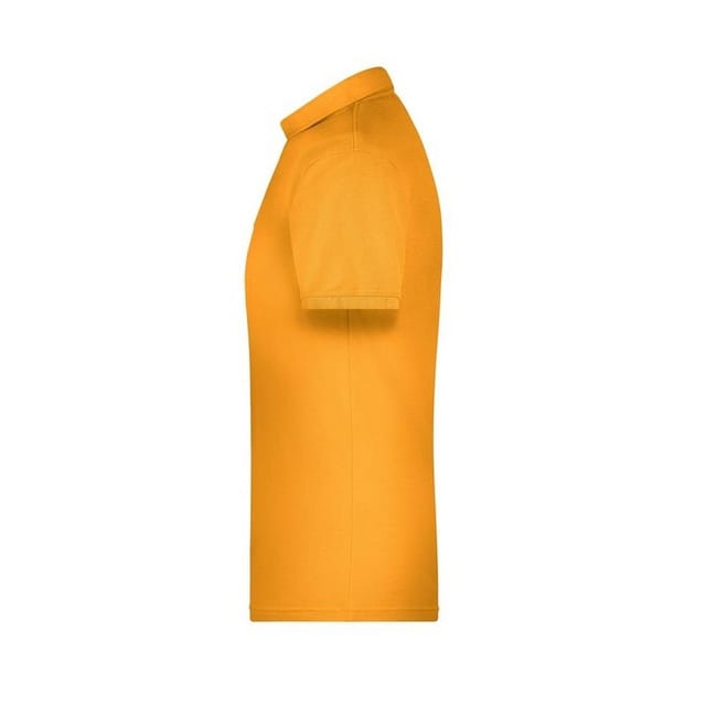 James and Nicholson James and Nicholson Men's Bio Workwear Polo Shirt in Mustard - 3