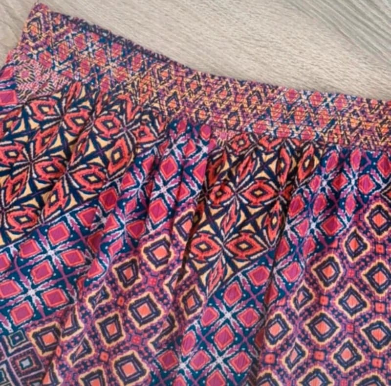 Next Next midi summer patchwork skirt size 12