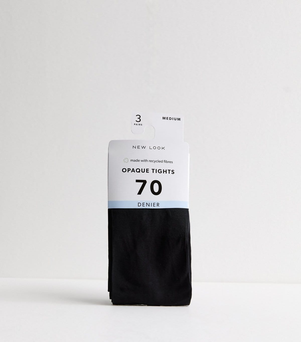 New Look 3 Pack of Black Opaque 70 Denier Tights New Look - 4
