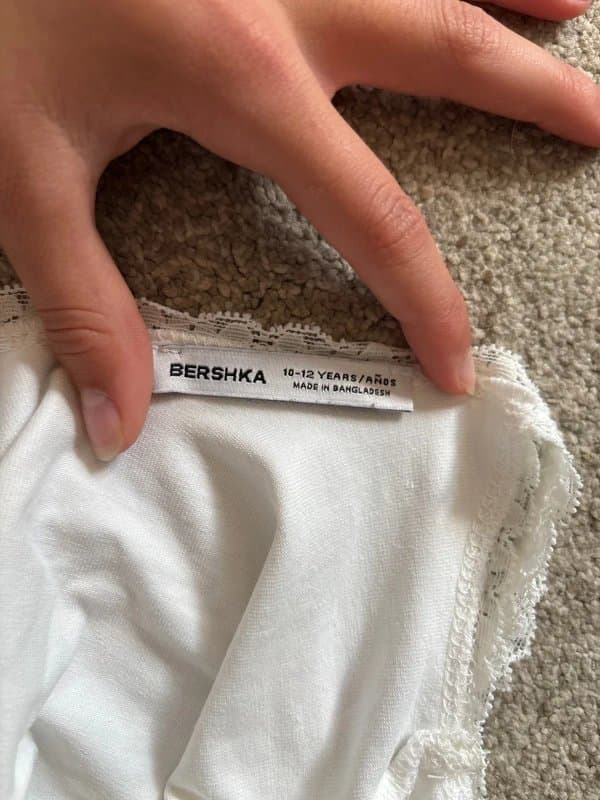 Bershka Bershka lace lined tank top