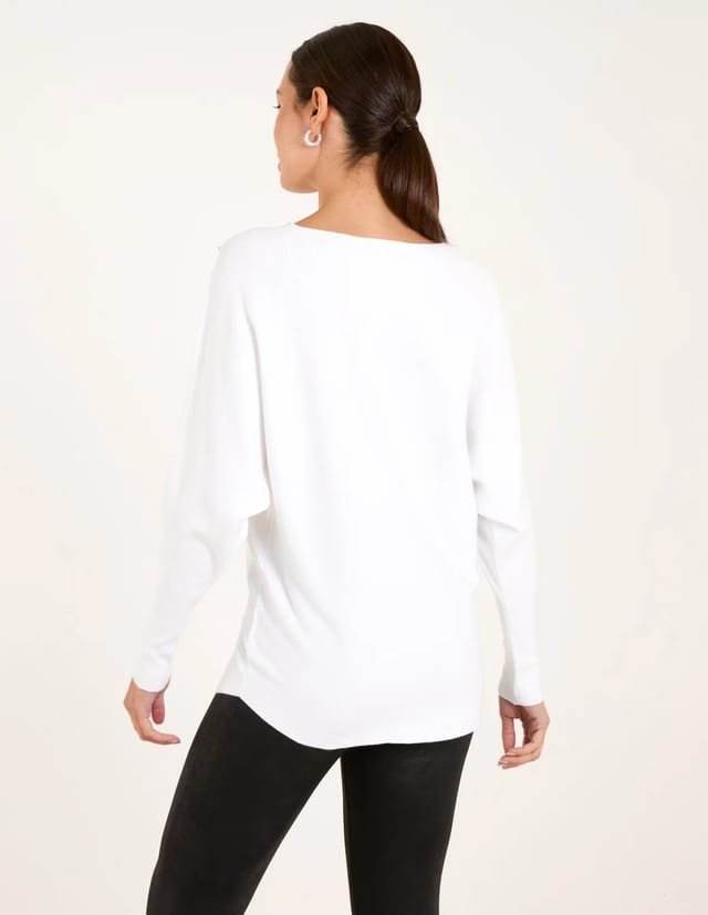 Blue Vanilla Embellished Pearl Knitted Jumper - 3