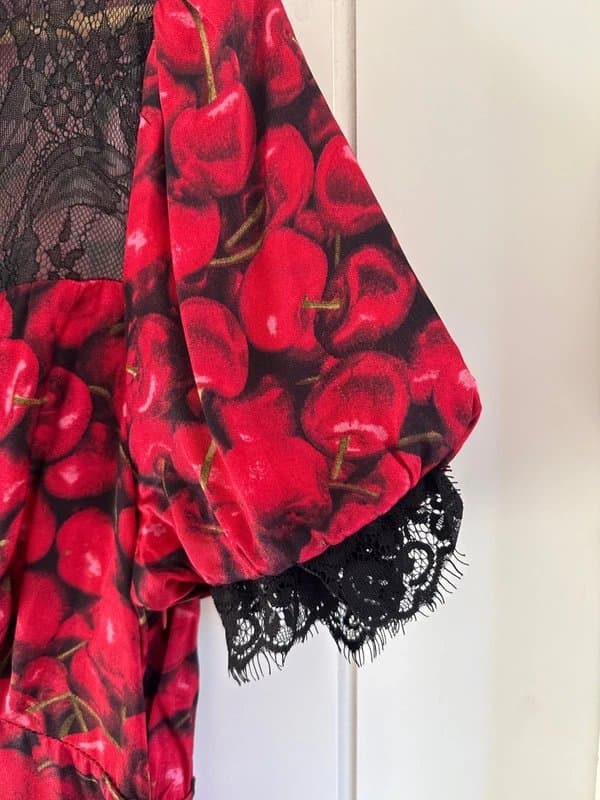 Never Fully Dressed Summer red cherry dress