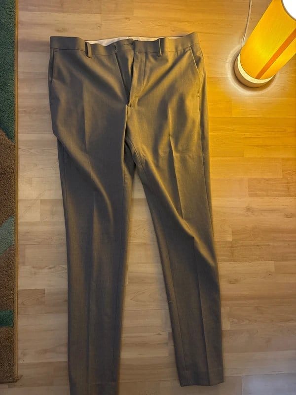 ASOS Design Grey Formal Trousers