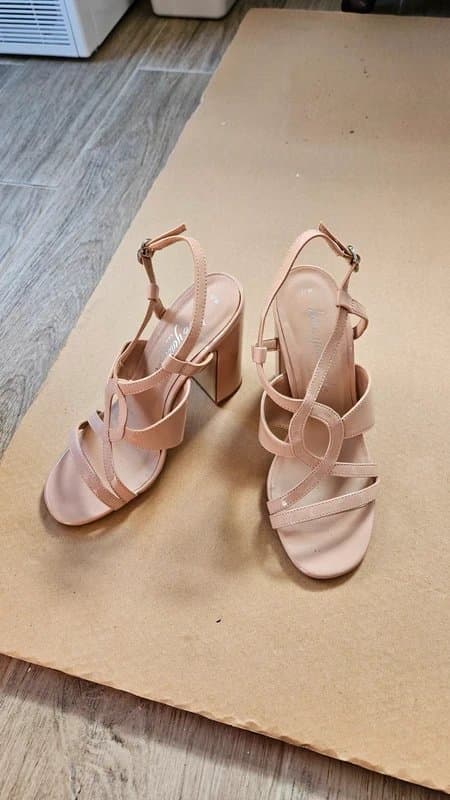 New Look New Look Nude Pink High Heel Sandals – UK 5