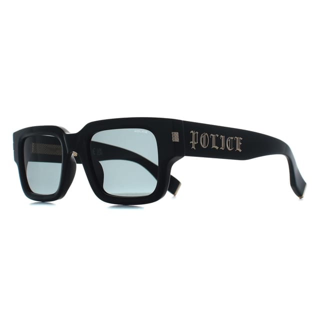 Police Police Men's Square Shiny Black Grey Green SPLP32E G.O.A.T. 1 - 2