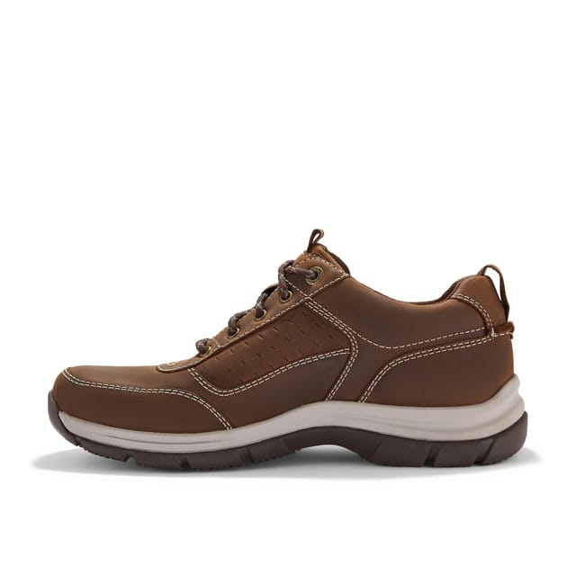 Clarks Clarks Men's Spypath Ox Beeswax Leather Trainers, Walking in Brown - 2