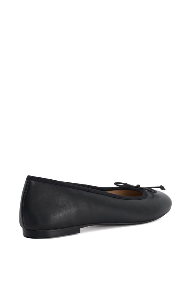 Dune London Dune London Women's 'Helenne' Leather Ballet Pumps in Black - 3
