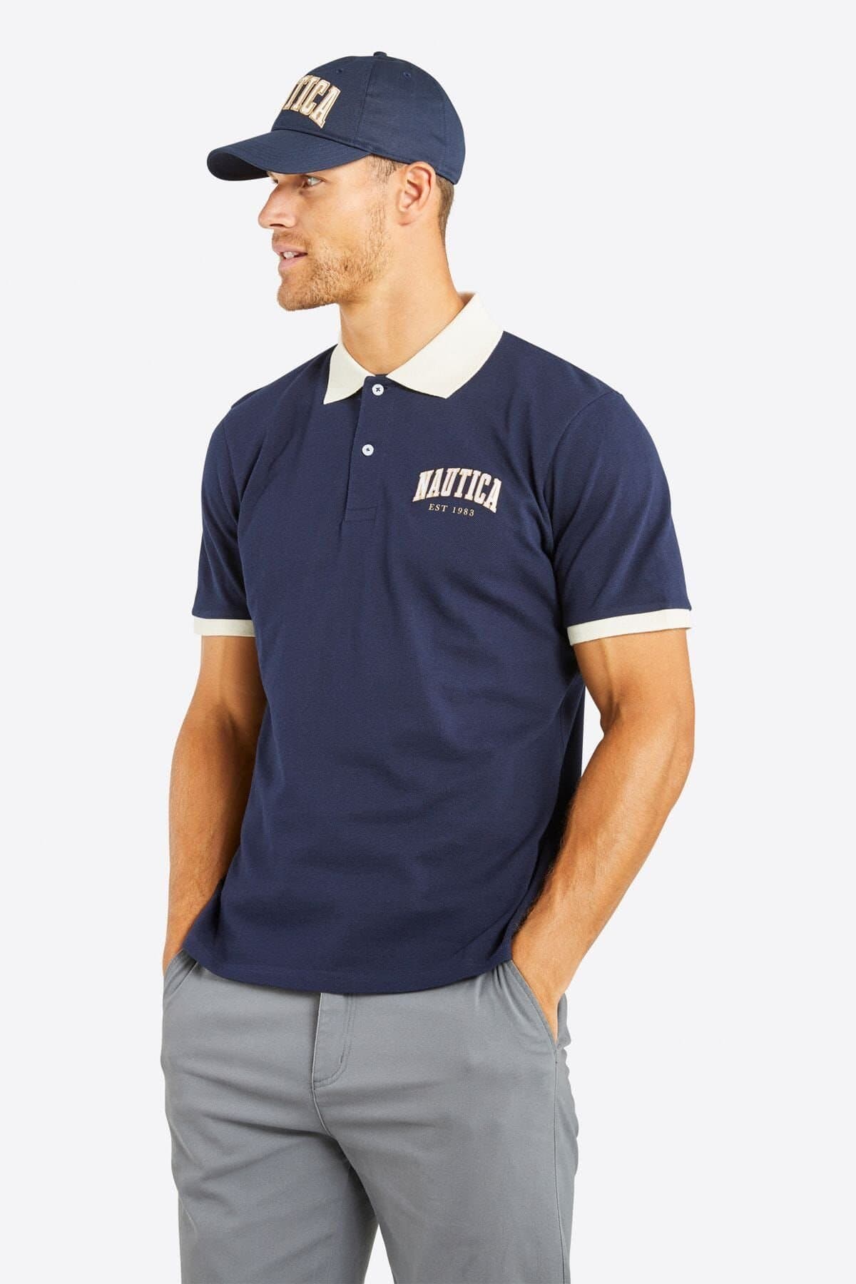 Nautica Nautica Men's 'Banks' Polo Shirt in Dark Navy