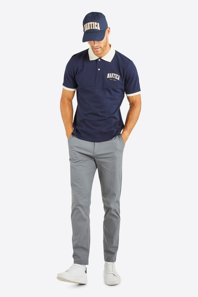 Nautica Nautica Men's 'Banks' Polo Shirt in Dark Navy - 3