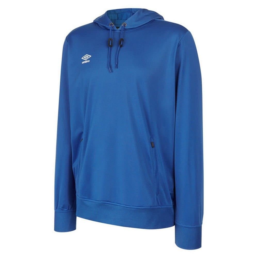 Umbro Umbro Men's Club Essential Polyester Hoodie in Blue