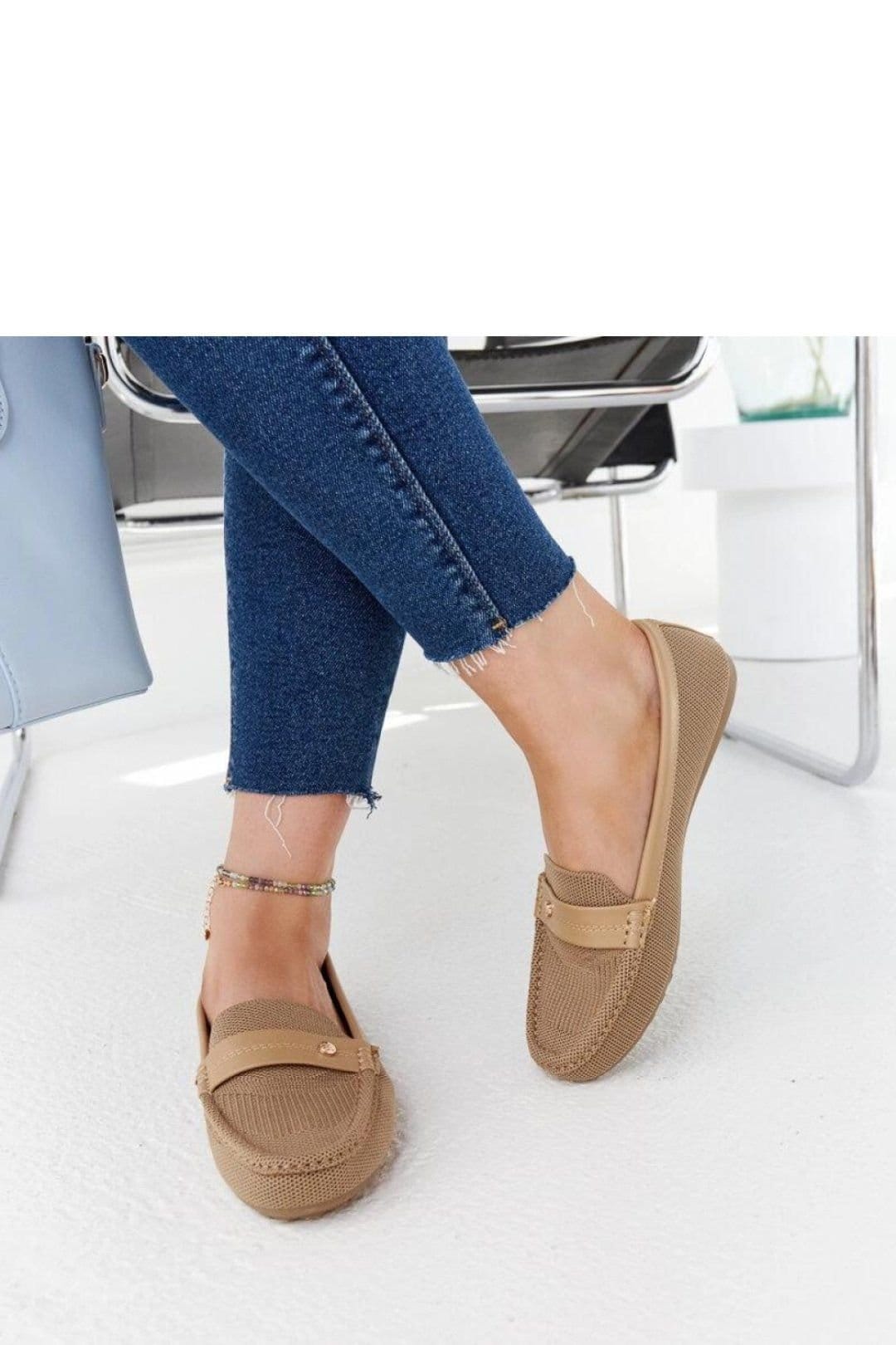 Love Lace Love Lace Women's Mocassin Almond Toe Flat Slip On Loafers for Summer Daily in Brown - 4
