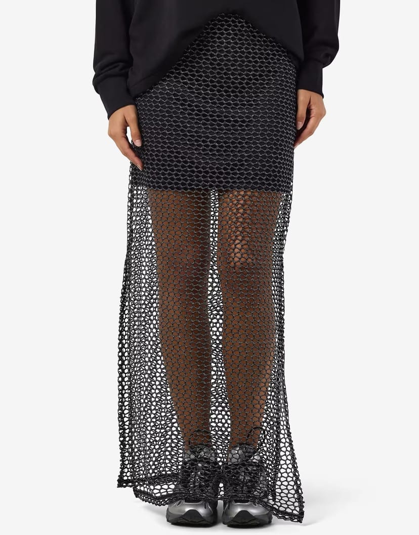 ASOS Noisy May Maxi skirt in black - 1