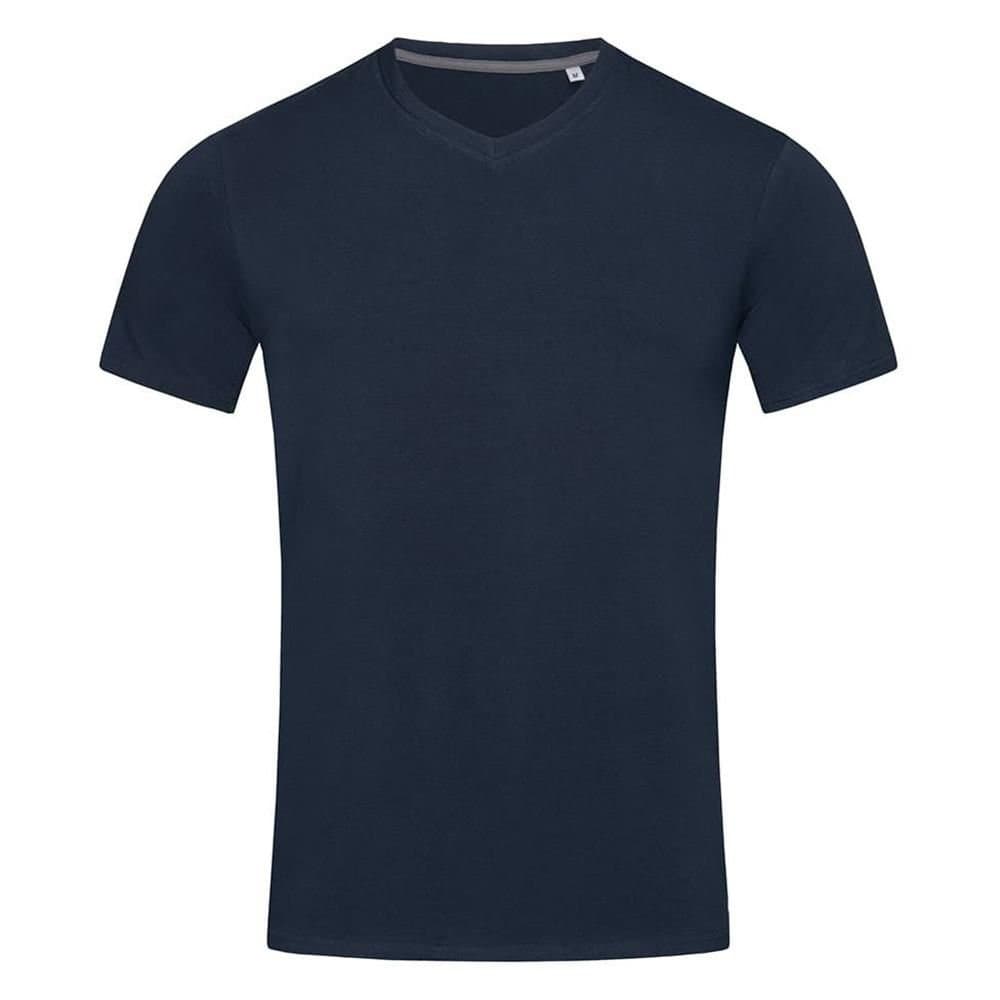 Stedman Stars Stedman Stars Men's Clive V Neck Tee in Mid Blue