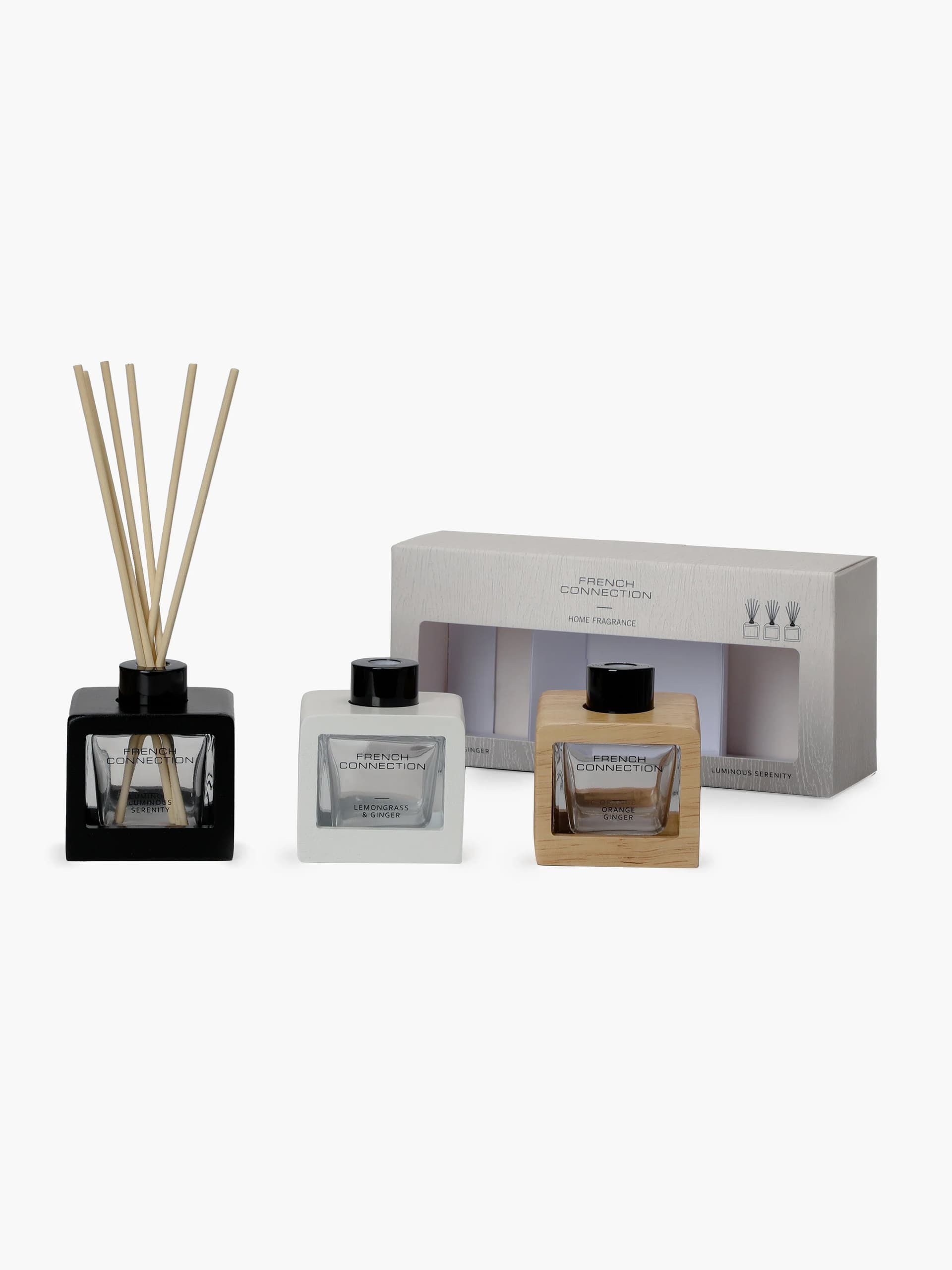 French Connection Signature Diffuser (Set Of 3) Natural