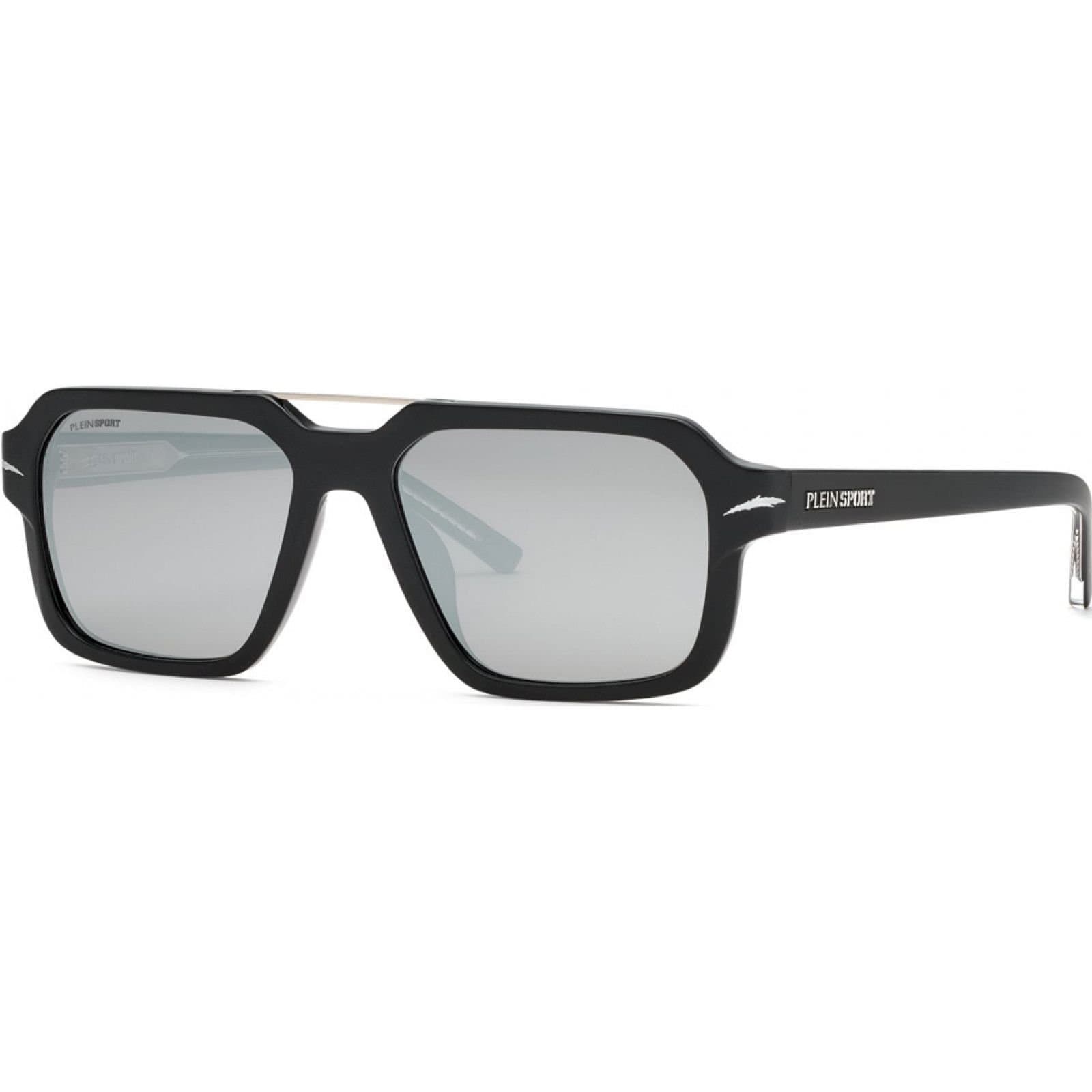 Plein Sport Plein Sport Men's SSP036-577EPP Square/Rectangle Sunglasses in Black