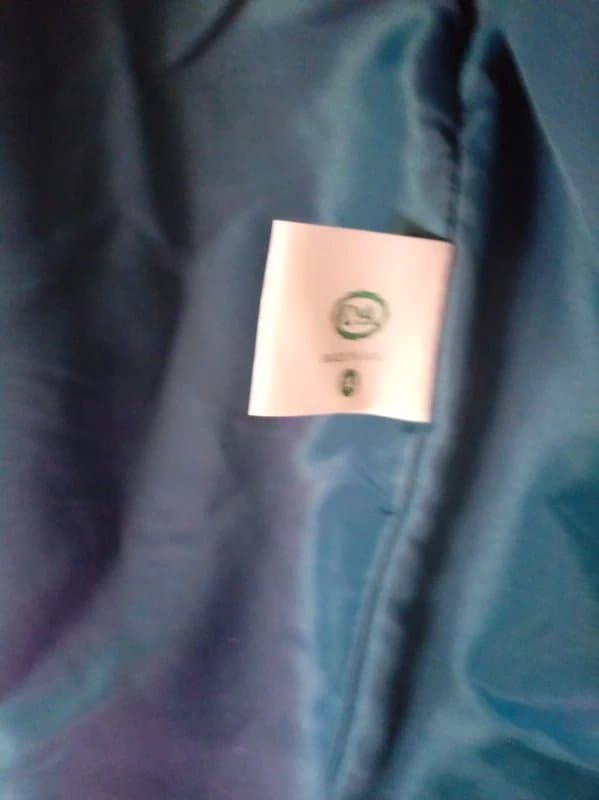 Canda C&a canada blue mix size 14 vintage heavy wool type over peacoat coat winter blazer jacket warm