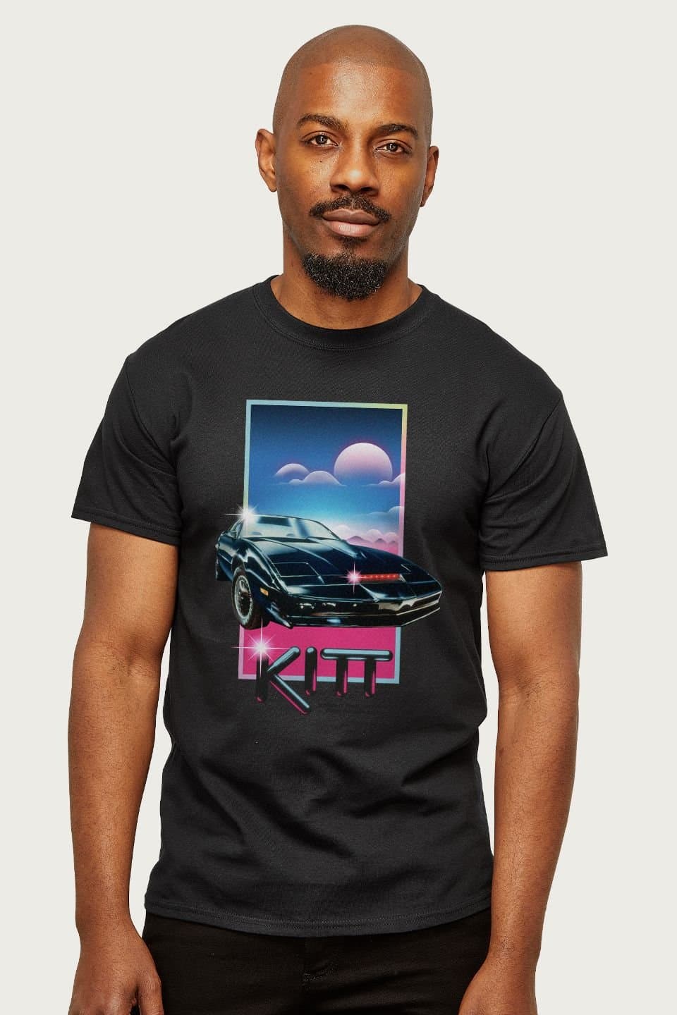 Knight Rider Knight Rider Men's Knight Industries Two Thousand T-Shirt in Black