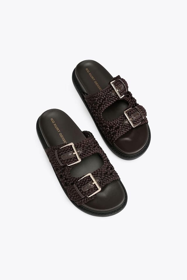 KG Kurt Geiger KG Kurt Geiger Women's 'Rhoda' Sandals in Dark Brown - 2