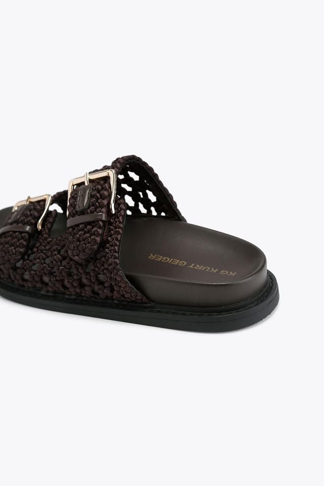 KG Kurt Geiger KG Kurt Geiger Women's 'Rhoda' Sandals in Dark Brown - 3