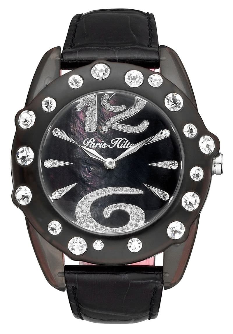 Paris Hilton Paris Hilton Women's Ice-Glam Black Watch
