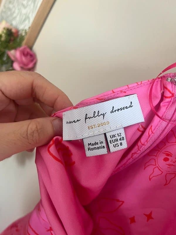 Never Fully Dressed Never Fully Dressed Halter Pink dress