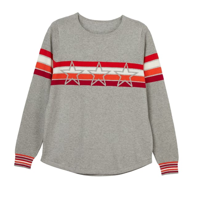 Cove Cove Women's Maria Cotton Cashmere Jumper in Grey - 3