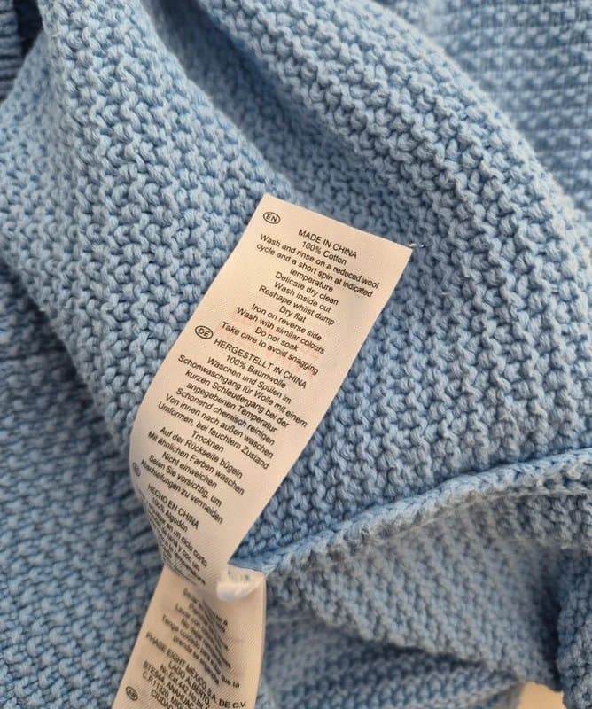 Hobbs Hobbs London cornflower blue cable knit rollneck jumper UK size M medium