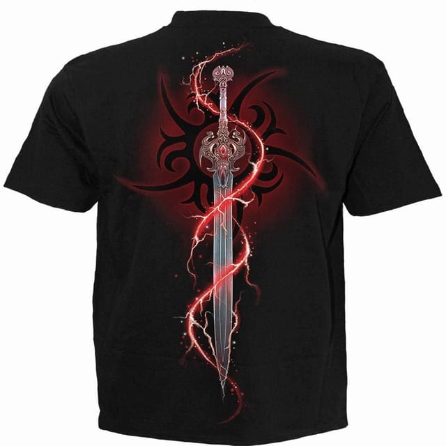 Spiral Spiral Men's TAKEO BLADE - T-Shirt Black - 2