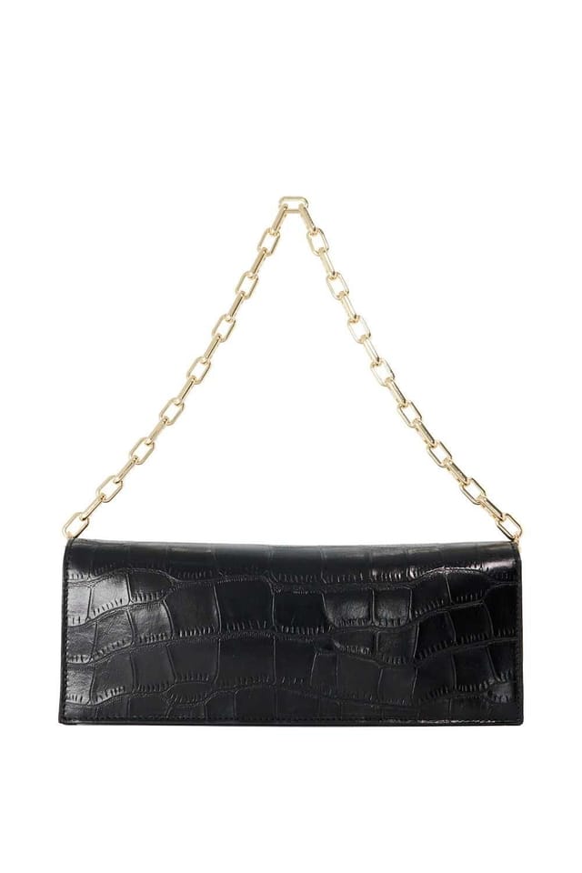 Dune London Dune London Women's 'Bemuse' Leather Clutch in Black - 2