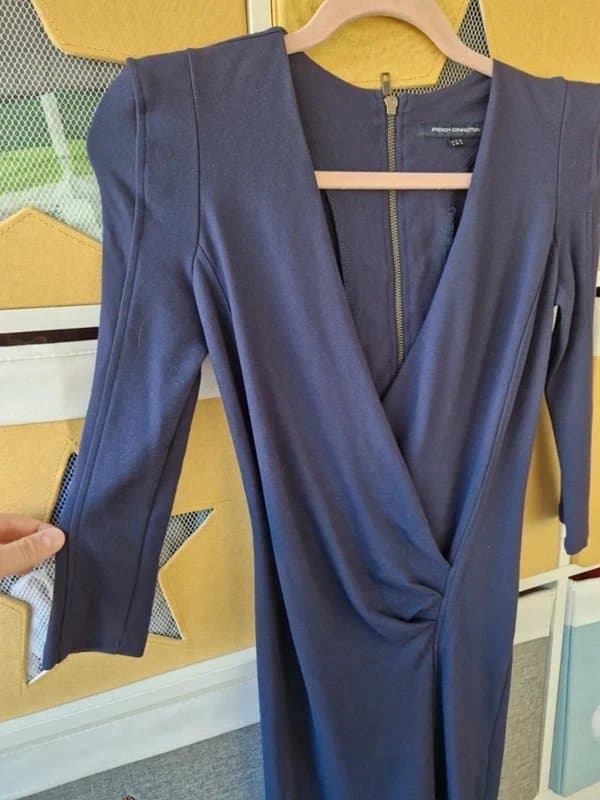 French Connection French Connection women's Black Iris Samantha Body Con Dress Size 8